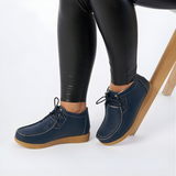 Ghete de Iarnă din Piele Naturală cu Design Atemporal Pentru Femei