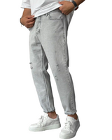 Blugi Moderni în Tonuri Neutre cu Croială Elastică Pentru Bărbați®