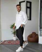 Pantalon Sport Urban cu Confort Maxim și Stil Mulat Pentru Bărbați