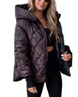 Jachetă Casual de Bumbac cu Glugă pentru Femei®