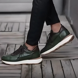 Pantofi din piele cu talpă ergonomică antiderapantă pentru bărbați®