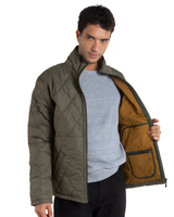 Jachetă de Poliester cu Interior Catifelat Stil Clasic Pentru Bărbați