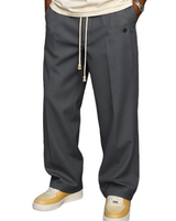 Pantaloni Eleganți Bărbătești Stil Croitorie cu Șnur