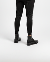 Ghete din piele pentru bărbați, în stil brogue