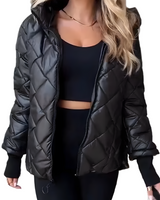 Jachetă Casual de Bumbac cu Glugă pentru Femei®