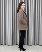 Palton Gros din Catifea cu Blană de Miel Pentru Femei®