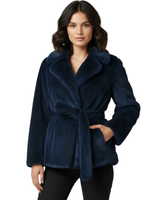 Jachetă din piele sintetică cu stil sofisticat pentru femei