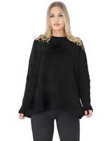 Pulover tricotat de damă tip oversized cu confort maxim