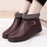 Cizme de Iarnă Moi pentru Femei cu Căptușeală din Blană Artificială