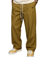 Pantaloni Eleganți Bărbătești Stil Croitorie cu Șnur