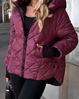 Jachetă Casual de Bumbac cu Glugă pentru Femei®