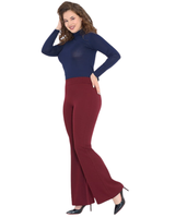 Pantaloni Moderni cu Croială Largă și Țesătură Elastică®