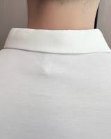 Elasticitate Ridicată Ușoară Moale și Rezistentă la încrețire Cămașă Polo Pentru Bărbați în Culoare Solidă