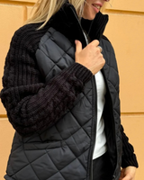 Jacheta casual cu mâneci lungi și fermoar pentru femei