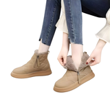 Botine de iarnă matlasate cu izolare termică maximă pentru femei