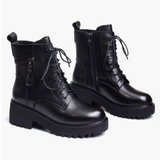 Botine din Piele Elegantă și Rezistentă