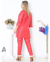 Set de două piese din piele ecologică elastică®