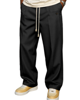 Pantaloni Eleganți Bărbătești Stil Croitorie cu Șnur