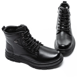 Ghete din Piele Naturală cu Design Robust și Stil Urban Pentru Bărbați®