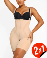 Centură reductor cu fermoar frontal și întărire la nivelul feselor (OFERTA 2X1)