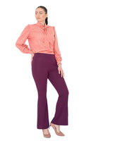 Pantaloni Moderni cu Croială Largă și Țesătură Elastică®