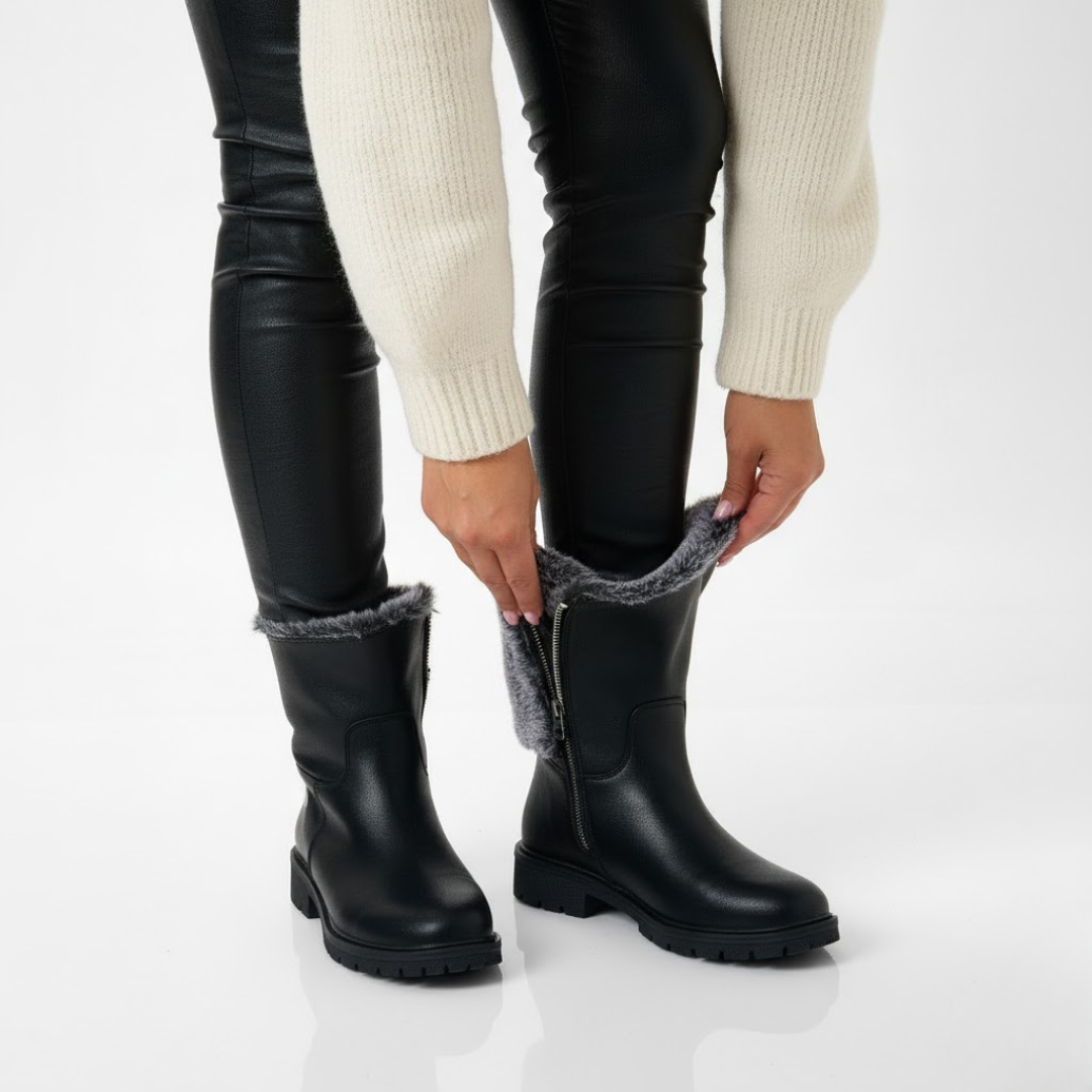 Botine de iarnă pentru femei cu căptușeală interioară pentru confort maxim®