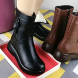 Botine de Iarnă cu Fermoar Lateral pentru Femei®